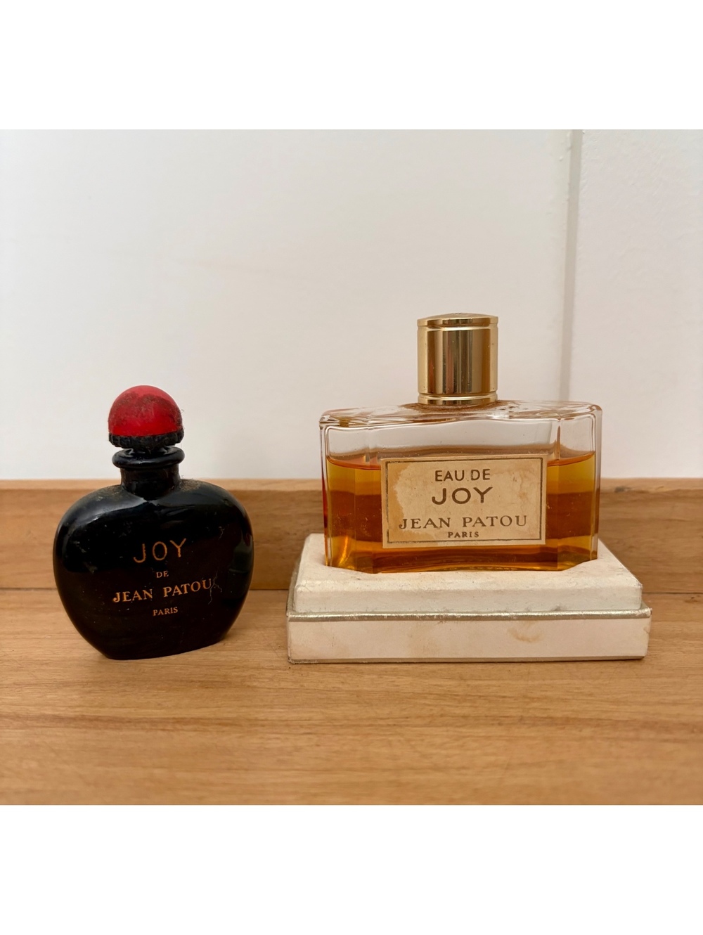 Vintage Jean Patou Joy Perfume Bundle Eau de Joy 30ml + Joy Mini Parfum France